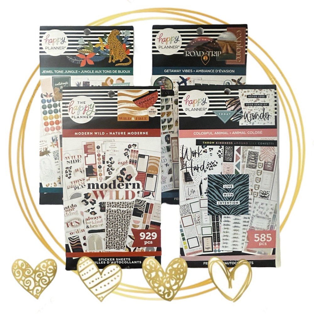 4 All Brand New The Happy Planner Stickerbooks